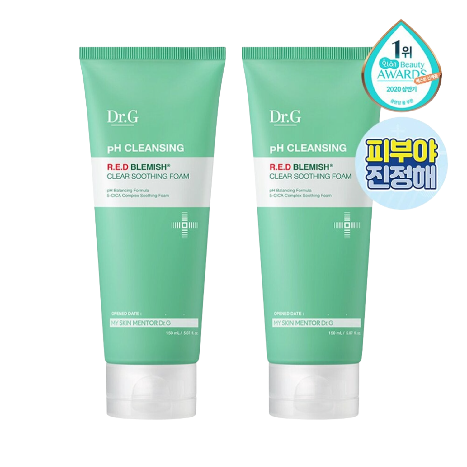 Dr. G pH Cleansing Red Blemish Clear Soothing Foam Duo Set (150mL+150mL)