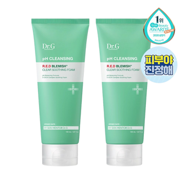 Dr. G pH Cleansing Red Blemish Clear Soothing Foam Duo Set (150mL+150mL)