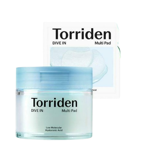 Torriden Dive In Low Molecular Hyaluronic Acid Multi Pad 80 Pads (+10 Pads) Special Set