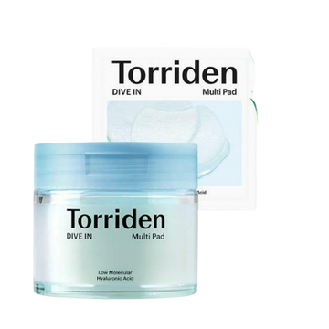 Torriden Dive In Low Molecular Hyaluronic Acid Multi Pad 80 Pads (+10 Pads) Special Set